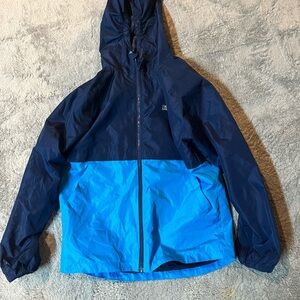 Eddie Bauer Kids Two-Tone Blue Raincoat